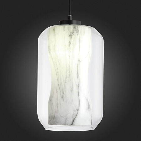 Подвес ST-Luce Черный/Прозрачный, Белый E27 1*40W SL1169.103.01 - фото