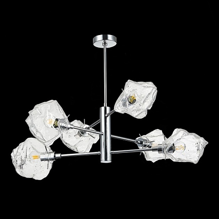 Люстра потолочная ST-Luce Хром/Прозрачный E14 6*40W SL1175.102.06 - фото