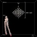 10259/1200 Silver Asfour Подвесной светильник LOFT IT Mira - фото