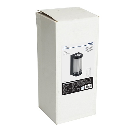 Светильник уличный светодиодный Feron DH057, 16W, 1400Lm, 4000K, черный - фото