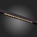 Магнитный трековый светильник Черный LED 1*18W 3000K 1 407Lm Ra>90 36° IP20 L331xW22xH4 ST361.436.18 - фото