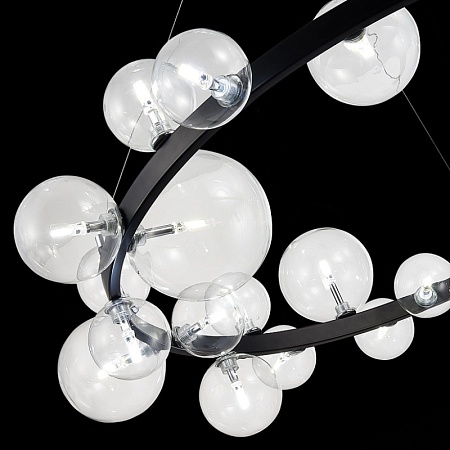 Светильник подвесной ST-Luce Черный/Прозрачный G4 24*5W SL1165.403.24 - фото