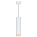 Светильник потолочный Feron ML1708 Barrel LUNA  на подвесе  MR16 35W 230V, белый 55*280 - фото