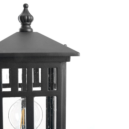 Светильник садово-парковый Feron PL676 столб 60W 230V E27, черный - фото