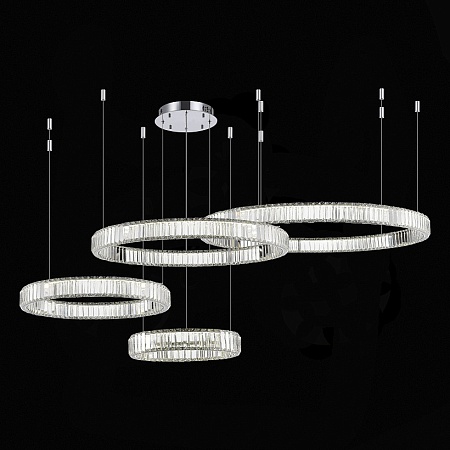 Люстра подвесная ST-Luce Хром/Прозрачный LED 1*190W 4000K SL1622.103.04 - фото
