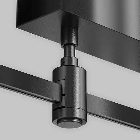 Основание потолочное Short для блока питания с вводом питания Flarity черный - фото