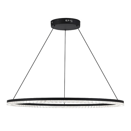 Светильник подвесной ST-Luce черный/прозрачный LED 1*54W 4000K SL1018.413.01 - фото