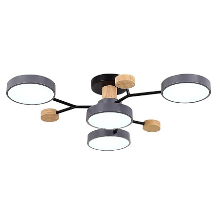 Светильник потолочный Серый/Серый LED 4*12W 3000K/4500K/6000K SLE6006-702-04 - фото
