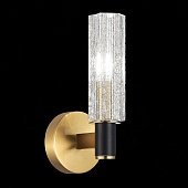 Бра ST-Luce Латунь/Кракелированное стекло E14 1*40W SL1238.301.01