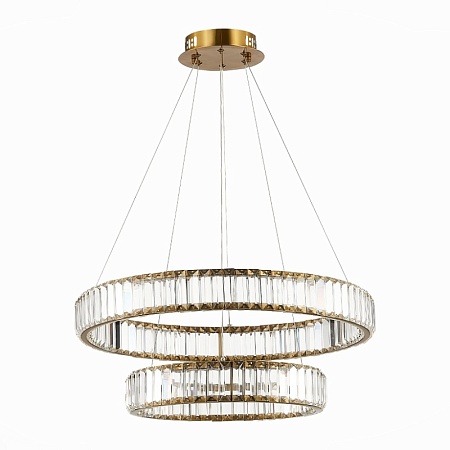 Люстра подвесная ST-Luce Латунь/Прозрачный LED 1*70W 4000K SL1622.303.02 - фото