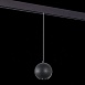 Магнитный трековый светильник подвесной Черный LED 1*12W 3000K 750Lm Ra>80 36° IP20 D10 ST354.433.12 - фото