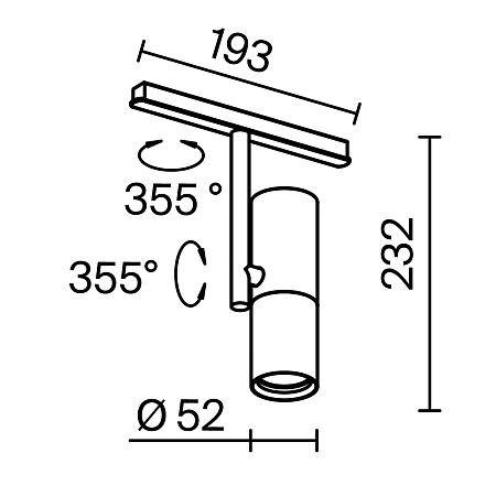 Трековый светильник Technical Elti TR005-2-12W3K-BW - фото