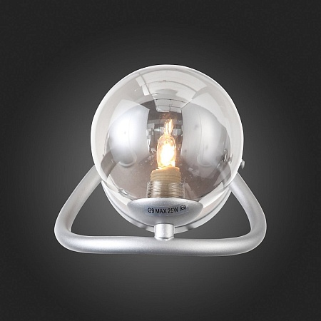 Светильник настенный ST-Luce Хром/Дымчатый G9 1*5W SL1502.101.01 - фото