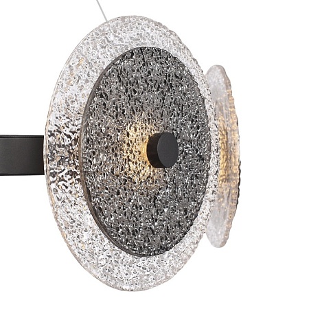 Светильник подвесной ST-Luce черный/дымчатый LED 1*44W 4000K SL6142.443.01 - фото