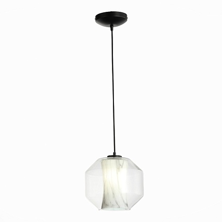 Подвес ST-Luce Черный/Прозрачный, Белый E27 1*40W SL1169.113.01 - фото
