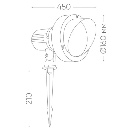 Светодиодный светильник тротуарный (грунтовый) Feron SP2706 12W RGB 85-265V IP65 - фото