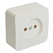 Розетка RJ-45 открытой установки, STEKKER, серия София, 1-местная, белый, MST00-20-01 - фото