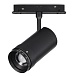 Магнитный трековый светильник ZOOM Черный LED 1*12W 4000K Lm Ra90 10-55° IP20 D50xH160 ST357.446.12 - фото