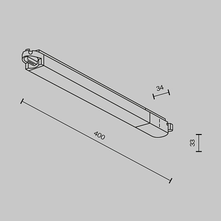Трековый светильник Technical BASIS TR000-1-12W3K-B - фото