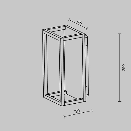 Уличный настенный светильник Outdoor O527WL-L12B3K - фото