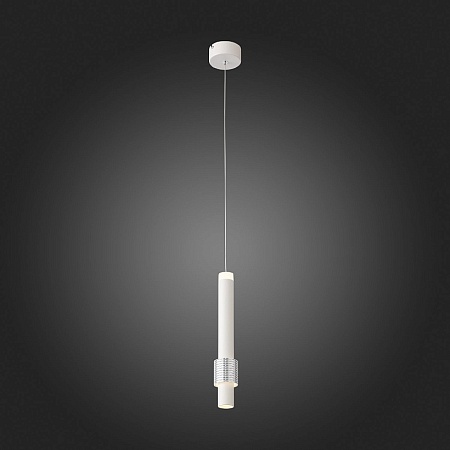 Светильник подвесной ST-Luce Белый, Алюминиевый/Белый LED 1*6W 3000K SL1591.503.01 - фото