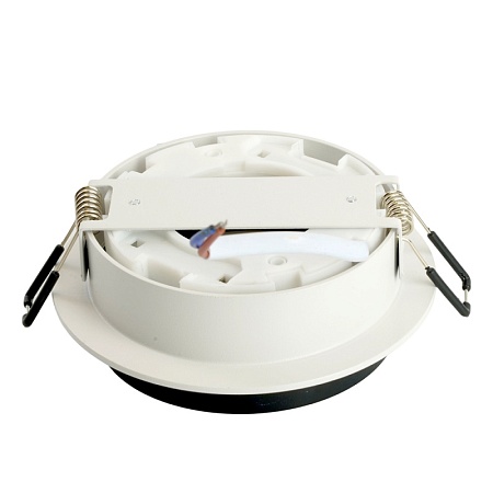Светильник встраиваемый Feron DL507 потолочный GX53 белый + черный круг - фото