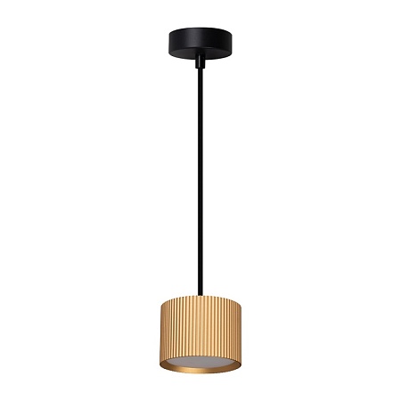 Светильник потолочный Feron Barrel HL4588 ARIA  levitation 12W, 230V, GX53, золото + черный, на подвесе 1,7 м - фото