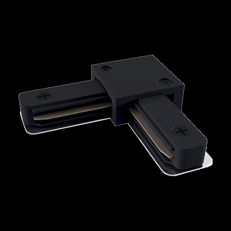 Коннектор L-образный Unity черный - фото