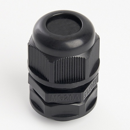 Сальник MG20 диаметр проводника 9-14 мм STEKKER, IP68, чёрный - фото