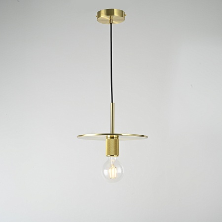 Подвесной Светильник Rh Utilitaire Disk Shade Pendant Brass Imperiumloft 123643-22 - фото