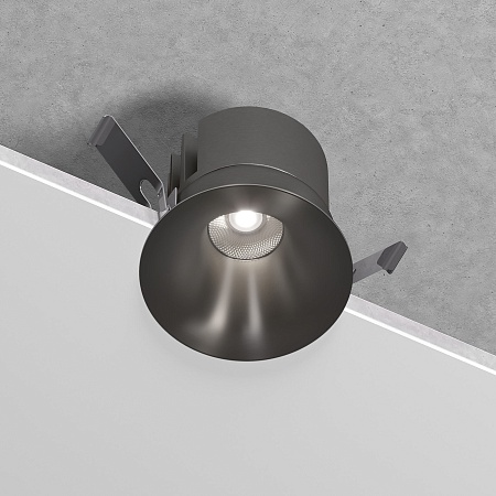 Светильник встраиваемый светодиодный Bliss 15W 4000K титан 25070/LED Elektrostandard - фото