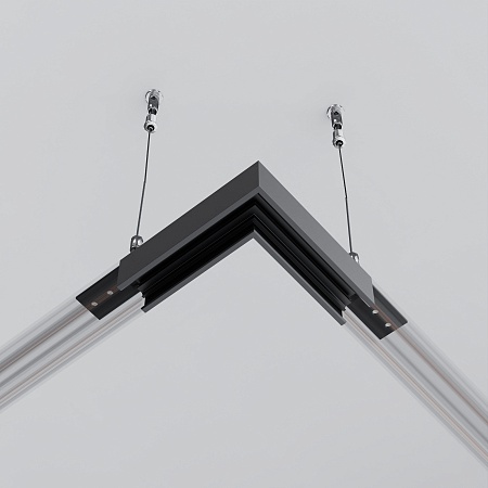 Коннектор угловой Exility накладной низкопрофильный - фото