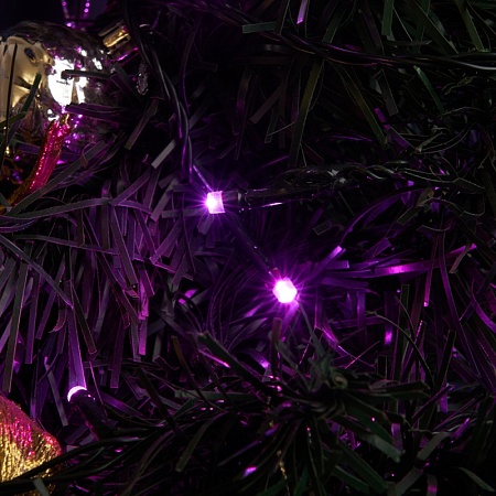 Светодиодная гирлянда Feron CL02 линейная 230V розовый c питанием от сети - фото