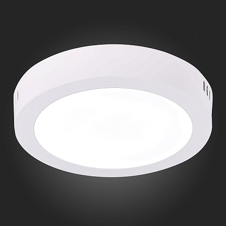 Светильник настенно-потолочный Белый LED 1*12W 4000K 795Lm Ra80 120° IP20 D160xH28 90-2 ST112.542.12 - фото