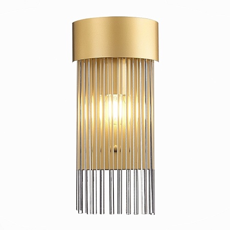 Бра ST-Luce Золотистый/Золотистый, Прозрачный E27 1*60W SL1225.201.01 - фото