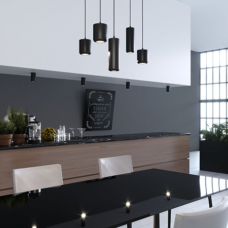 Подвесной светодиодный светильник 15W 4000K чёрный 50249 LED Elektrostandard - фото