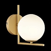 Светильник настенный ST-Luce Латунь/Белый G9 1*5W SL1148.301.01