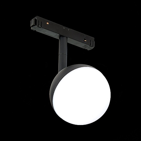 Магнитный трековый светильник Черный LED 1*7W 4000K 520Lm Ra>80 120° IP20 L120xW90xH192 ST358.446.07 - фото