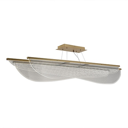 Светильник подвесной ST-Luce Золотистый/Прозрачный LED 1*60W 4000K SL6509.223.01 - фото