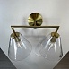 Бра Rh Utilitaire Funnel Shade Double Sconce Brass Imperiumloft 123267-22 - фото
