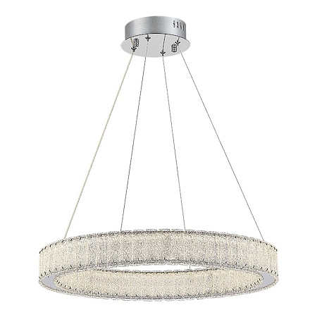 Люстра подвесная ST-Luce Хром/Хром LED 1*30W 3000K SL6008.113.01 - фото
