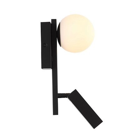 Светильник настенный ST-Luce Черный/Белый LED 2*1+4W 3200K SL1581.401.02 - фото
