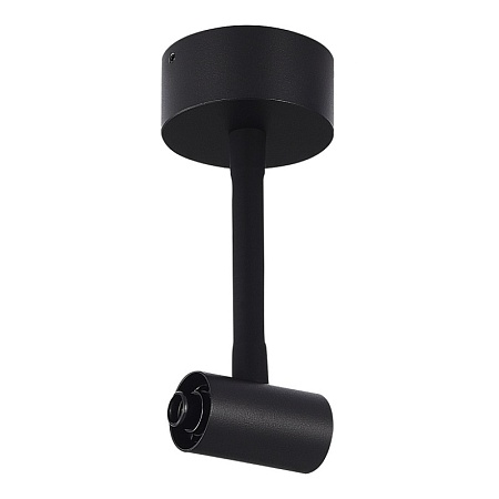 Потолочный токопроводящий соединитель с подводом питания ST-Luce Черный ST1602.429.00 - фото