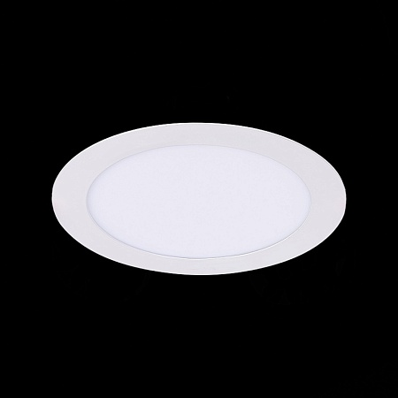 Св-к встр. Белый LED 1*12W 3000K 900Lm Ra80 110° IP20 D120xH30 220-240V ST210.538.12 - фото