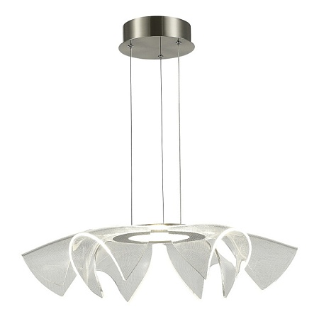 Светильник подвесной ST-Luce Никель/Прозрачный LED 1*20W 4000K SL6235.103.20 - фото