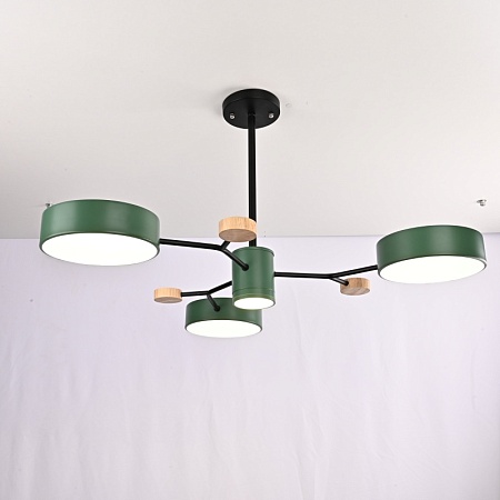 Люстра На Штанге Meade 4 Lamps Green Imperiumloft 207855-26 - фото