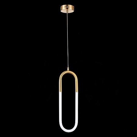Подвес ST-Luce Латунь/Латунь, Белый LED 1*14W 3000K SL1579.303.01 - фото