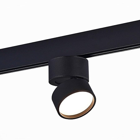 Магнитный трековый светильник Черный LED 1*9W 3000K 500Lm Ra>90 120° IP20 D85xH126 48V ST809.436.09 - фото