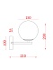 Настенный светильник (бра) Freya MARBLE FR5230WL-01BS - фото