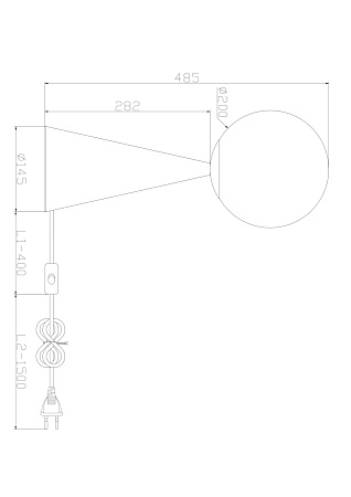 Настольный светильник Freya FR5289TL-01BS - фото